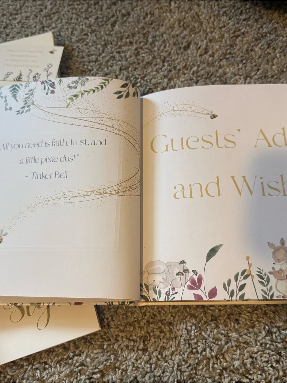 🌱 baby shower guest book 🌿
